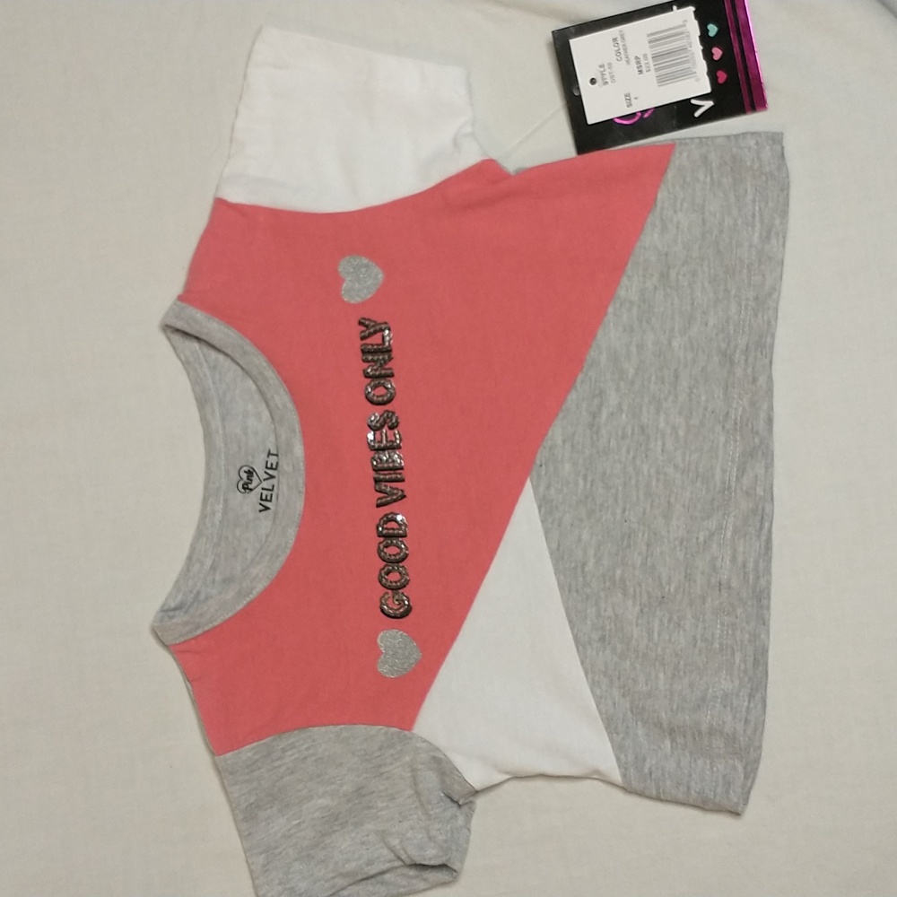 🛝 Pink Velvet Good Vibes T-Shirt